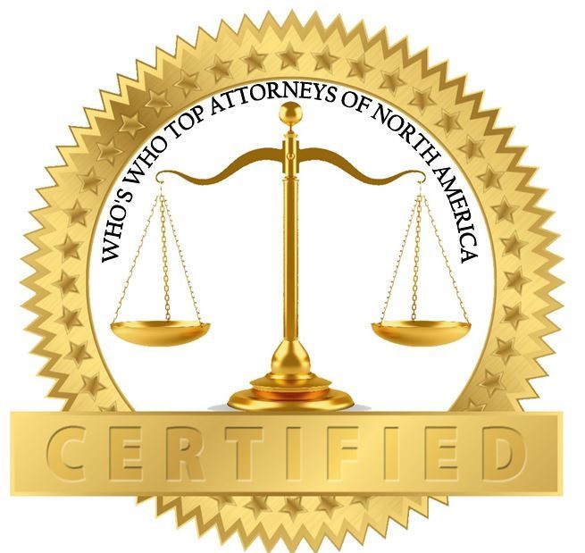 Who's Who Top Attorneys of North America Award Yonkers, NY