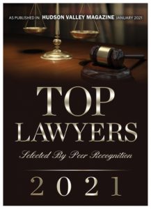 Hudson Valley Magazine Top Lawyers 2021 award