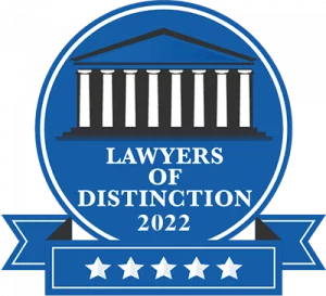 Lawyers of Distinction 2022 badge